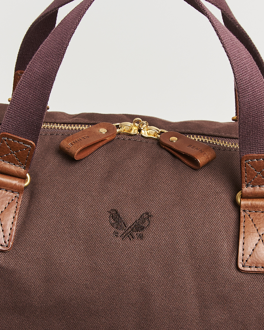 Hombres | Bolsos | Bennett Winch | Canvas Suit Carrier Holdall Chocolate