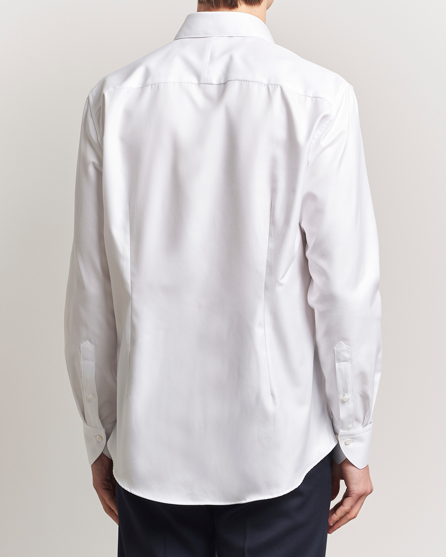 Hombres | Camisas | Stenströms | 1899 Cotton Twill Shirt White