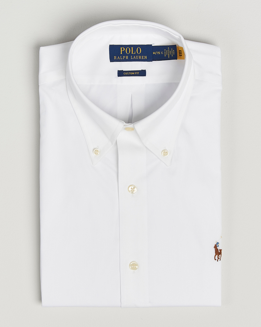 Hombres | Camisas | Polo Ralph Lauren | Custom Fit Oxford Dress Shirt White