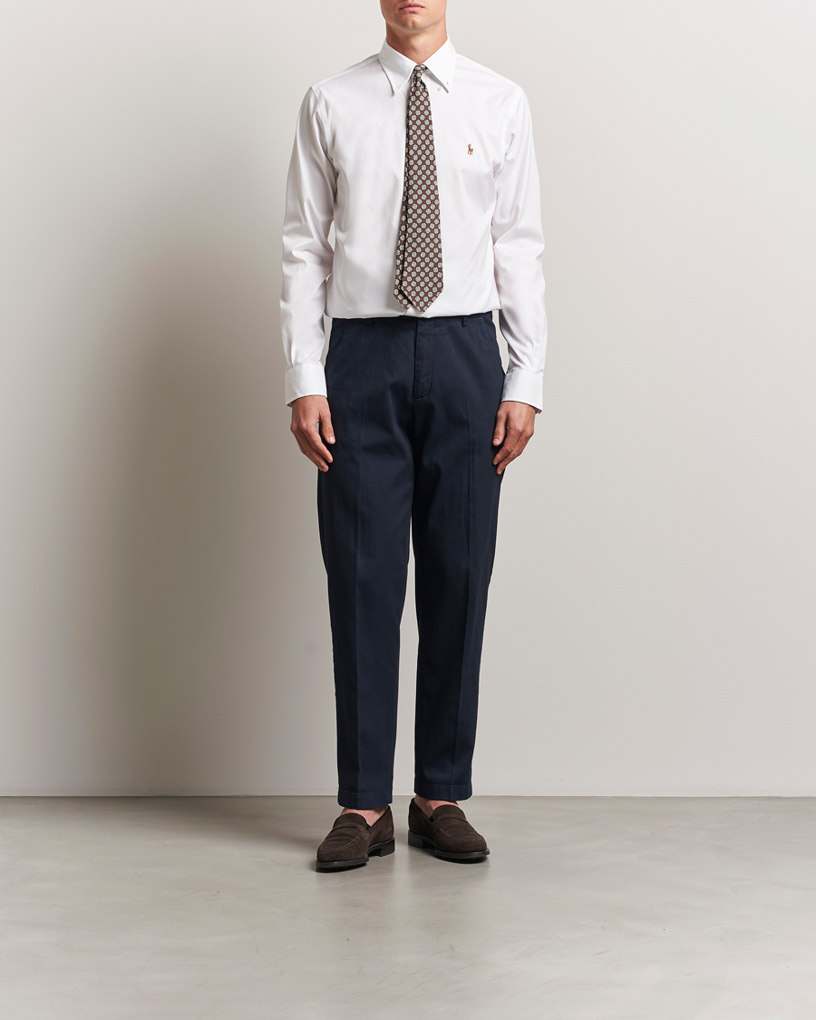 Hombres | Camisas | Polo Ralph Lauren | Custom Fit Oxford Dress Shirt White