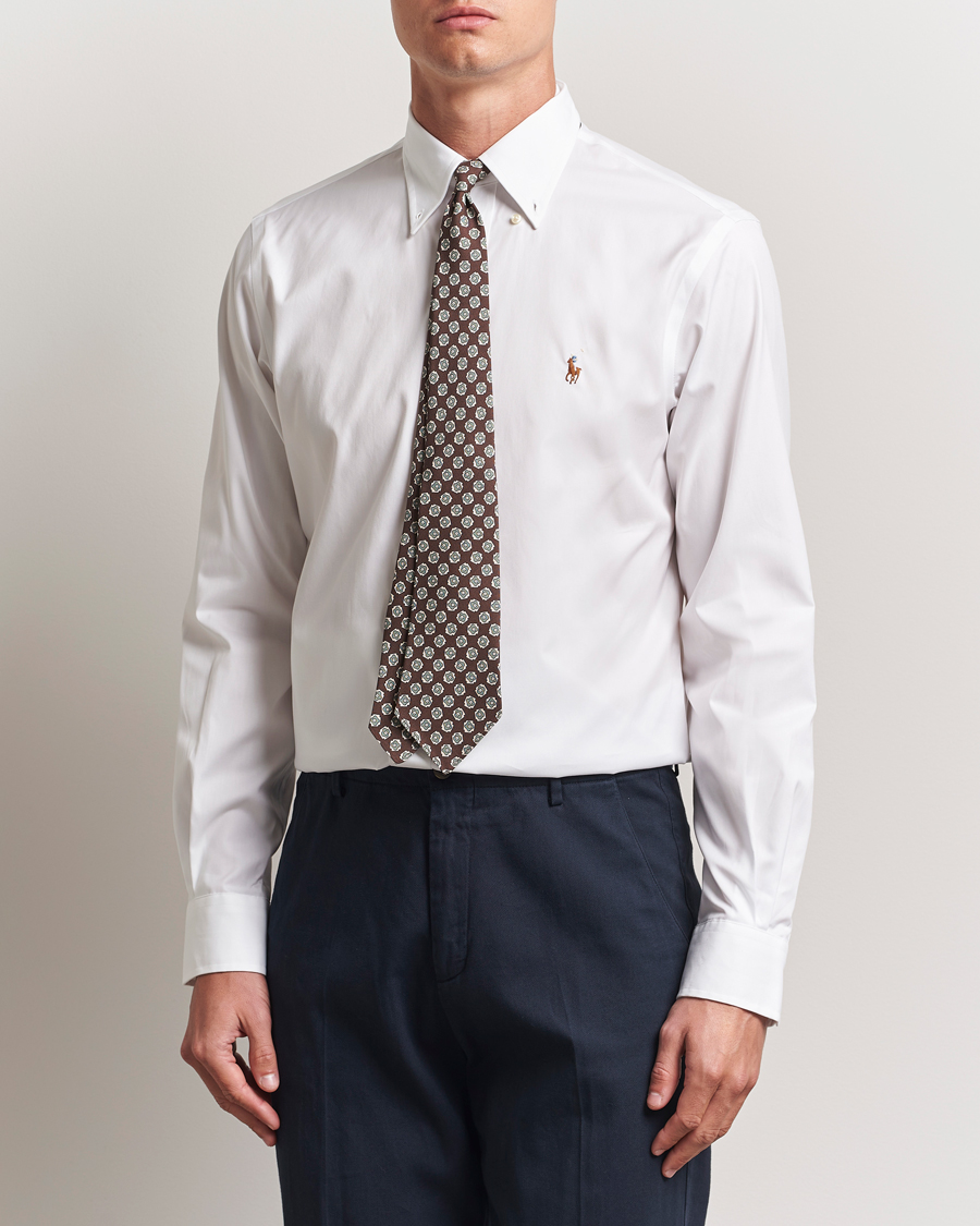 Hombres | Camisas | Polo Ralph Lauren | Custom Fit Oxford Dress Shirt White