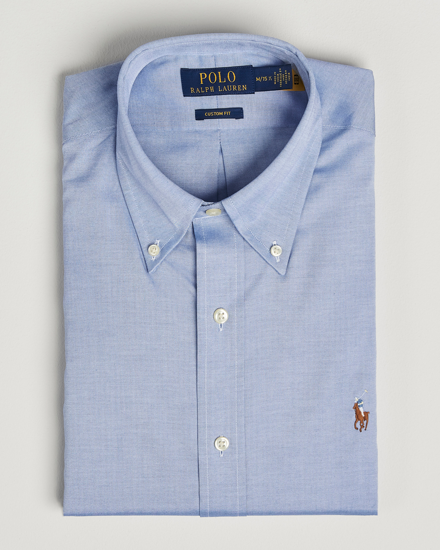Hombres | Camisas | Polo Ralph Lauren | Custom Fit Oxford Dress Shirt True Blue