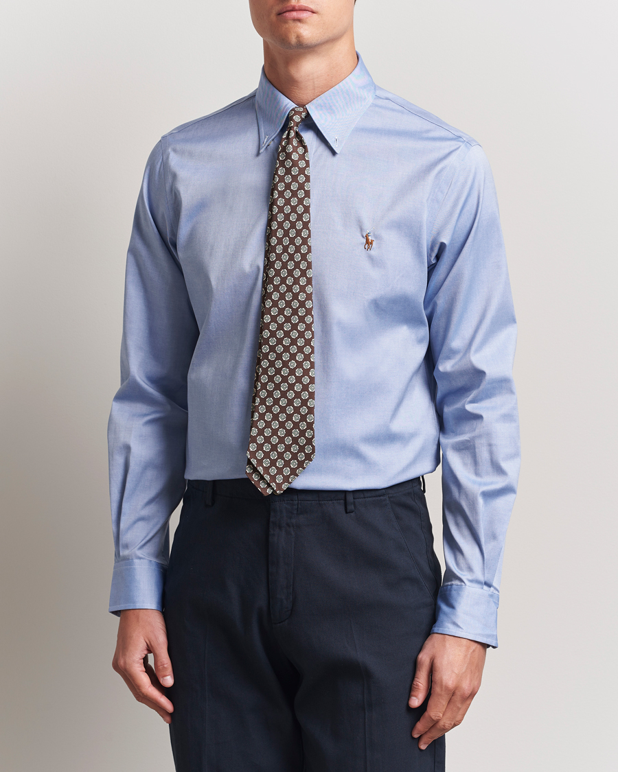 Hombres | Camisas | Polo Ralph Lauren | Custom Fit Oxford Dress Shirt True Blue