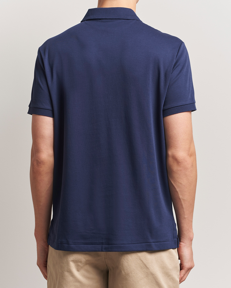 Hombres | Polos | Polo Ralph Lauren | Custom Slim Fit Cotton Polo Refined Navy
