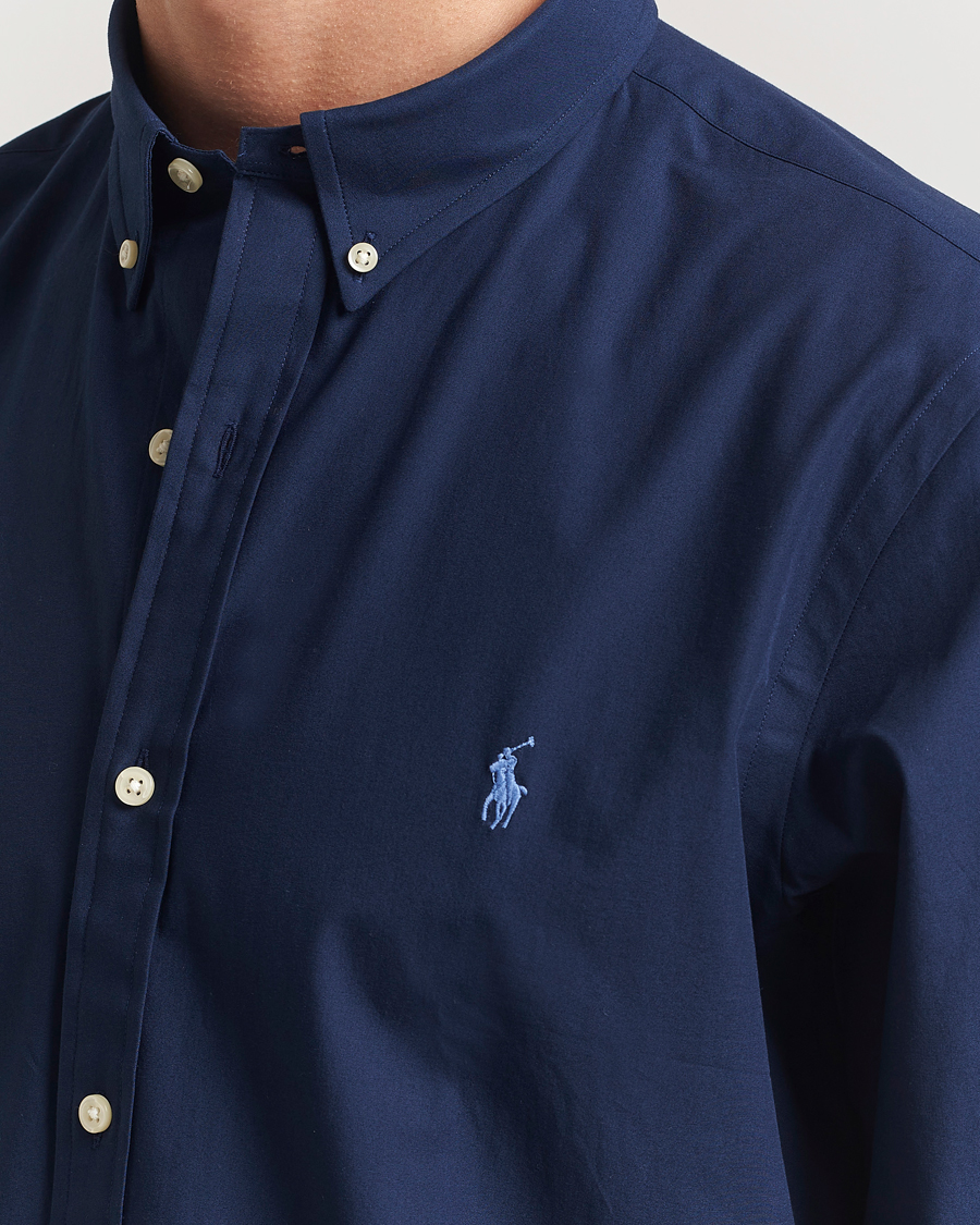 Hombres | Camisas | Polo Ralph Lauren | Slim Fit Poplin Shirt Newport Navy