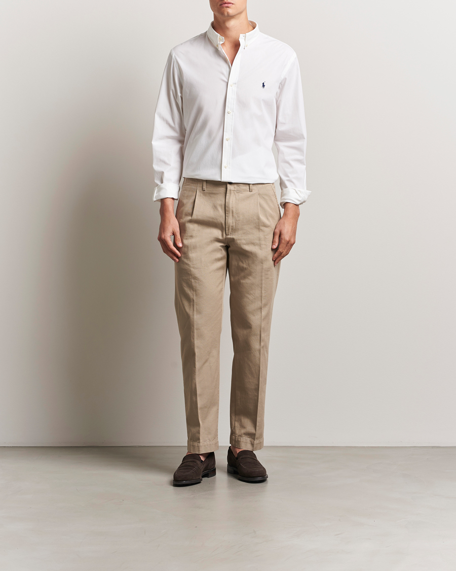 Hombres | Camisas | Polo Ralph Lauren | Slim Fit Poplin Shirt White