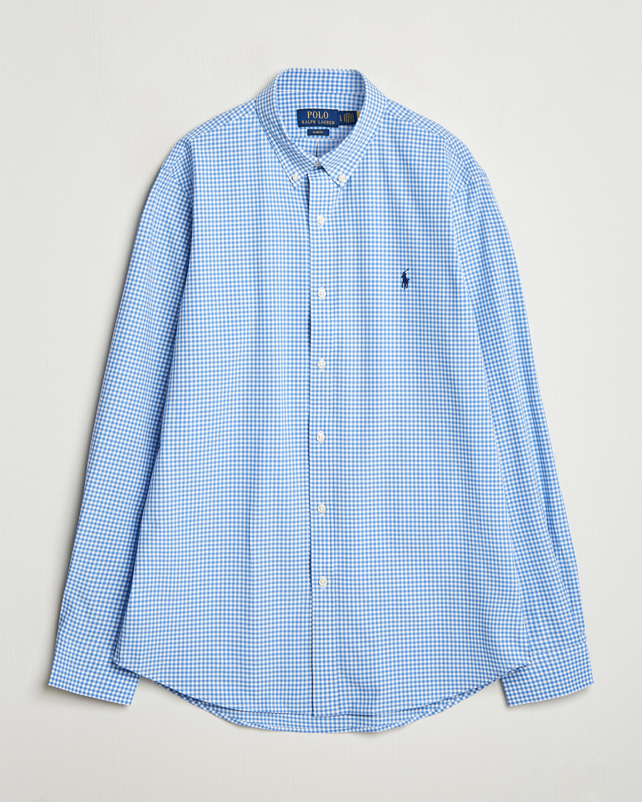 Hombres | Camisas | Polo Ralph Lauren | Slim Fit Poplin Shirt Blue/Check