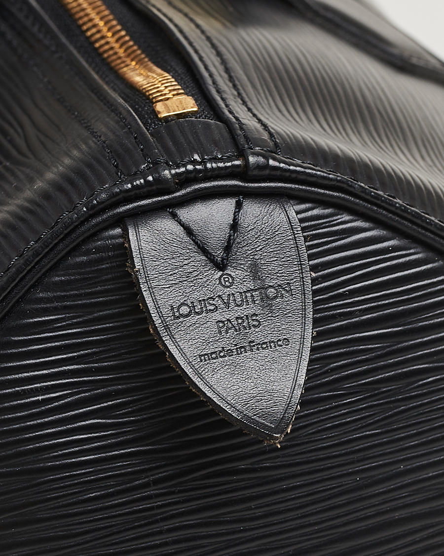 Hombres | Louis Vuitton Pre-Owned Speedy 30 Epi Leather Handbag Black | Louis Vuitton Pre-Owned | Speedy 30 Epi Leather Handbag Black