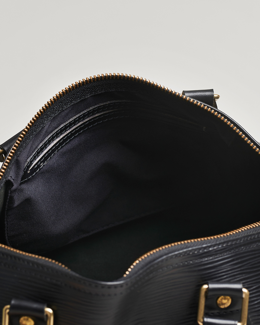 Hombres | Louis Vuitton Pre-Owned Speedy 30 Epi Leather Handbag Black | Louis Vuitton Pre-Owned | Speedy 30 Epi Leather Handbag Black