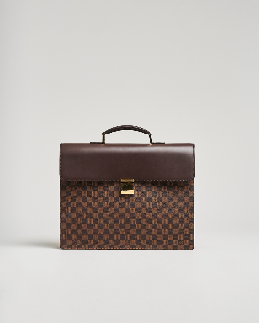 Hombres | Louis Vuitton Pre-Owned Altona GM Briefcase Damier Ebene | Louis Vuitton Pre-Owned | Altona GM Briefcase Damier Ebene