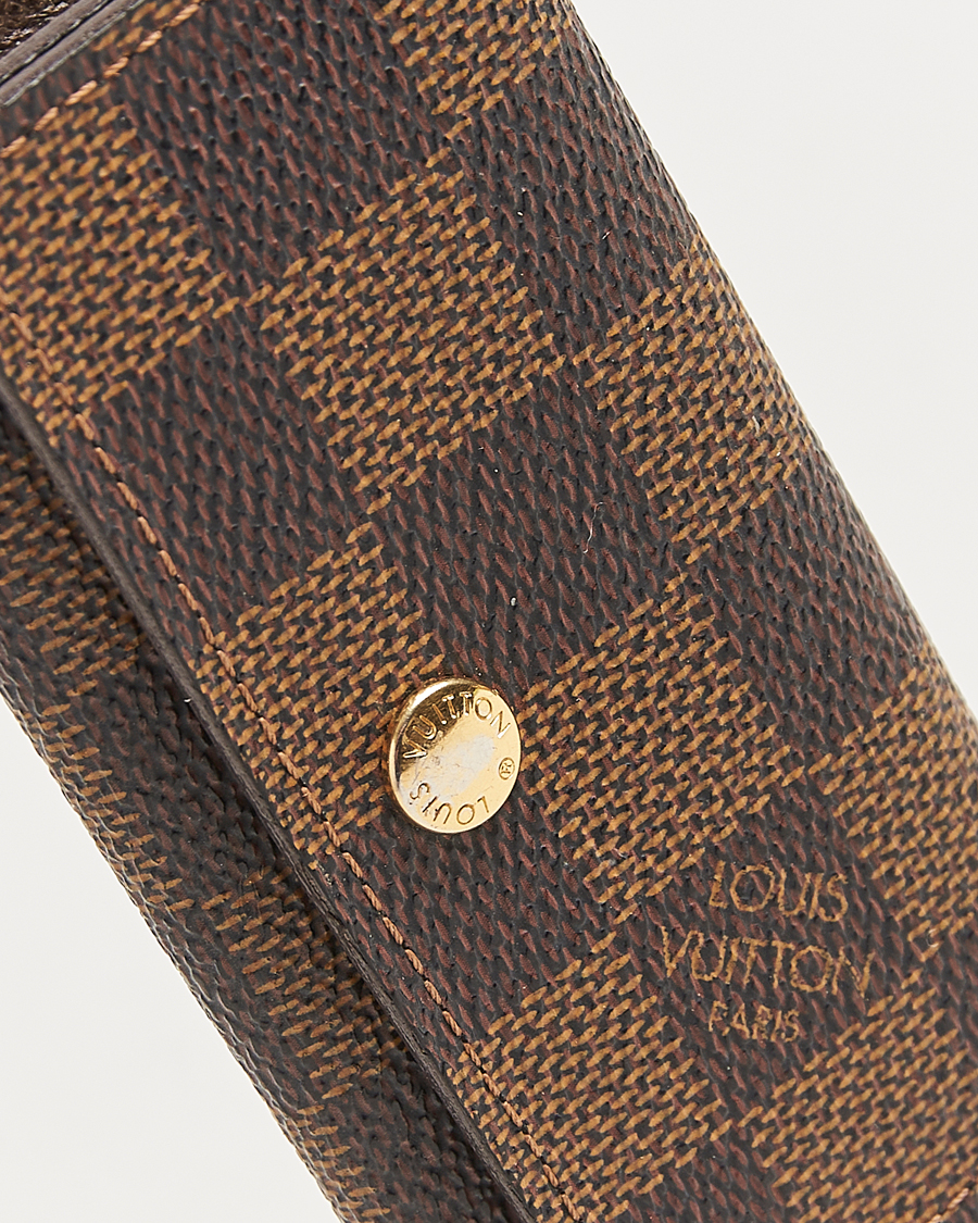 Hombres | Louis Vuitton Pre-Owned Key Holder Damier Ebene | Louis Vuitton Pre-Owned | Key Holder Damier Ebene