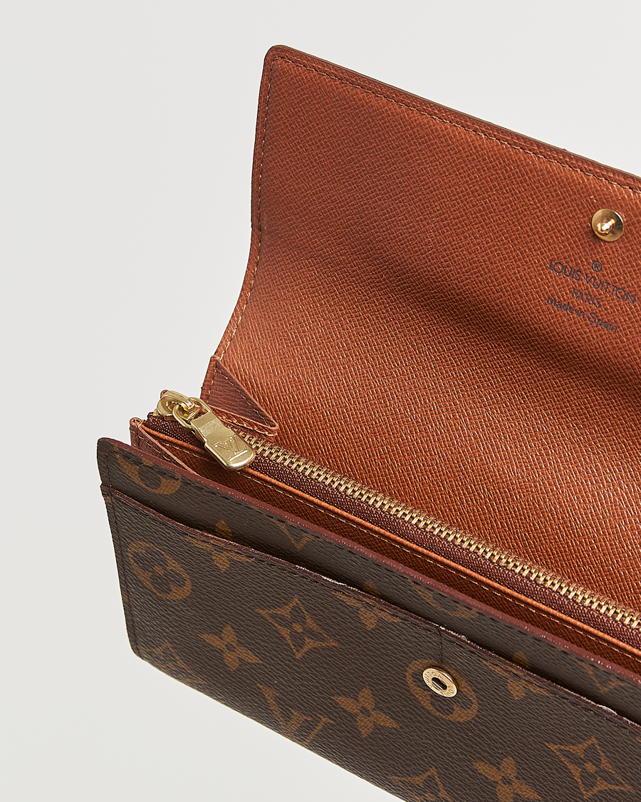 Hombres | Louis Vuitton Pre-Owned Pochette Porte Monnaie Credit Wallet Monogram | Louis Vuitton Pre-Owned | Pochette Porte Monnaie Credit Wallet Monogram