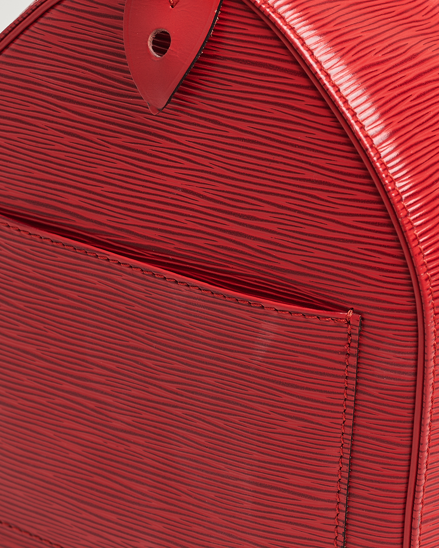 Hombres | Louis Vuitton Pre-Owned Speedy 30 Handbag Epi Leather Red | Louis Vuitton Pre-Owned | Speedy 30 Handbag Epi Leather Red