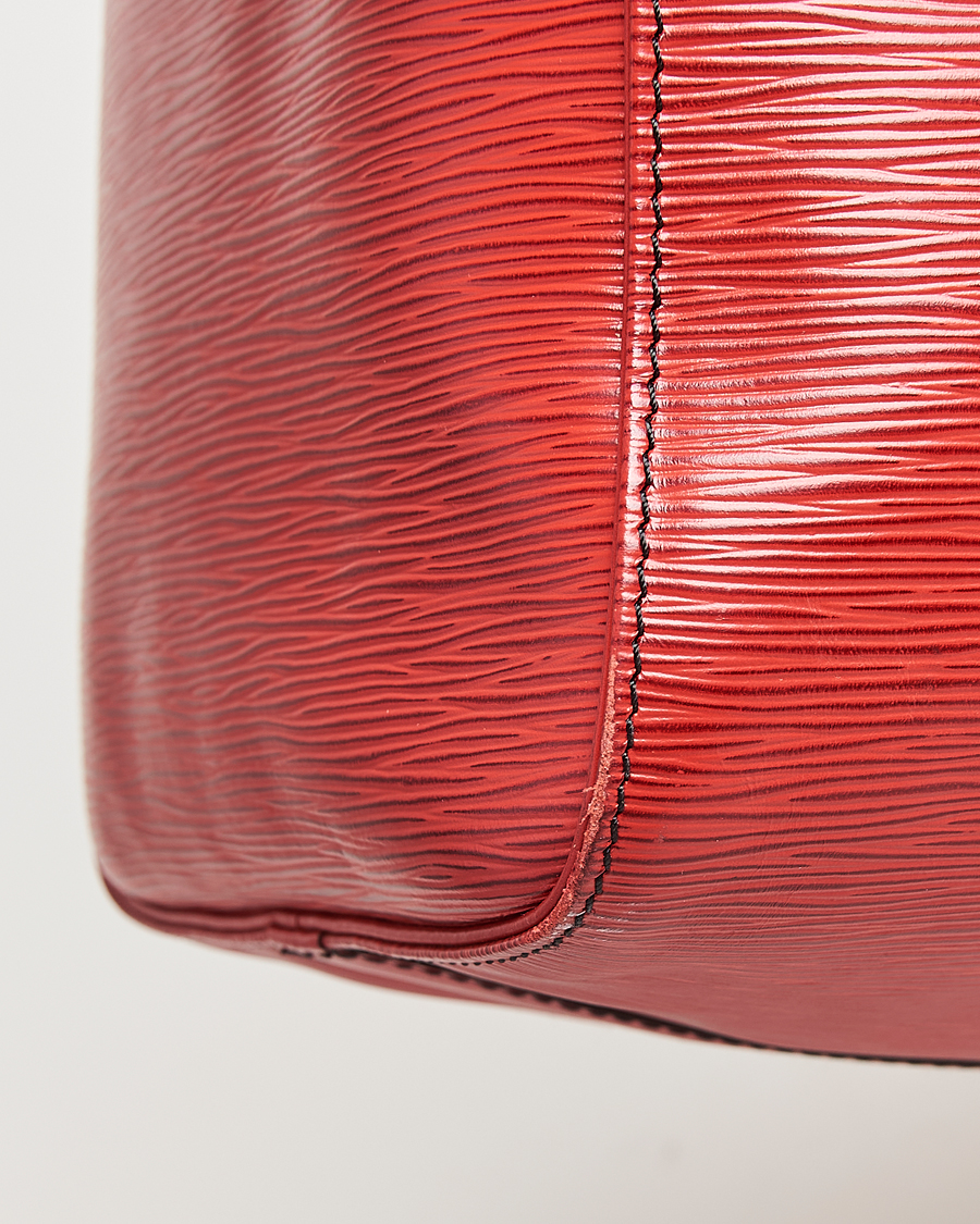 Hombres | Louis Vuitton Pre-Owned Keepall 50 Epi Leather Bag Red | Louis Vuitton Pre-Owned | Keepall 50 Epi Leather Bag Red