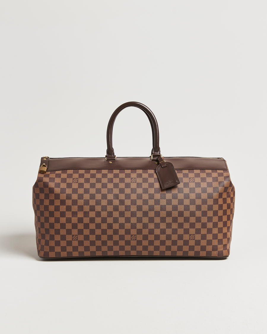 Hombres | Louis Vuitton Pre-Owned Greenwich GM Travel Bag Damier Ebene   | Louis Vuitton Pre-Owned | Greenwich GM Travel Bag Damier Ebene  