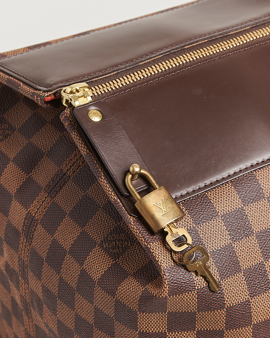 Hombres | Louis Vuitton Pre-Owned Greenwich GM Travel Bag Damier Ebene   | Louis Vuitton Pre-Owned | Greenwich GM Travel Bag Damier Ebene  
