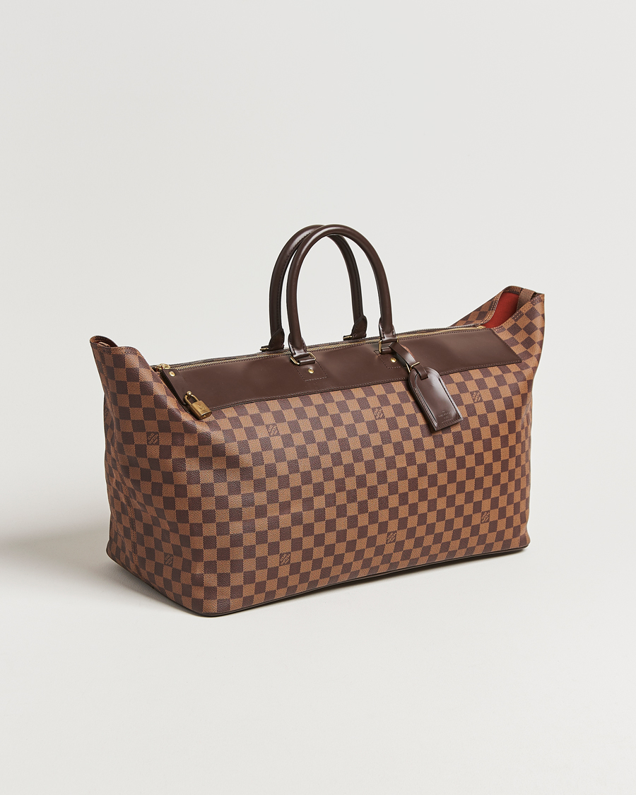 Hombres | Louis Vuitton Pre-Owned Greenwich GM Travel Bag Damier Ebene   | Louis Vuitton Pre-Owned | Greenwich GM Travel Bag Damier Ebene  