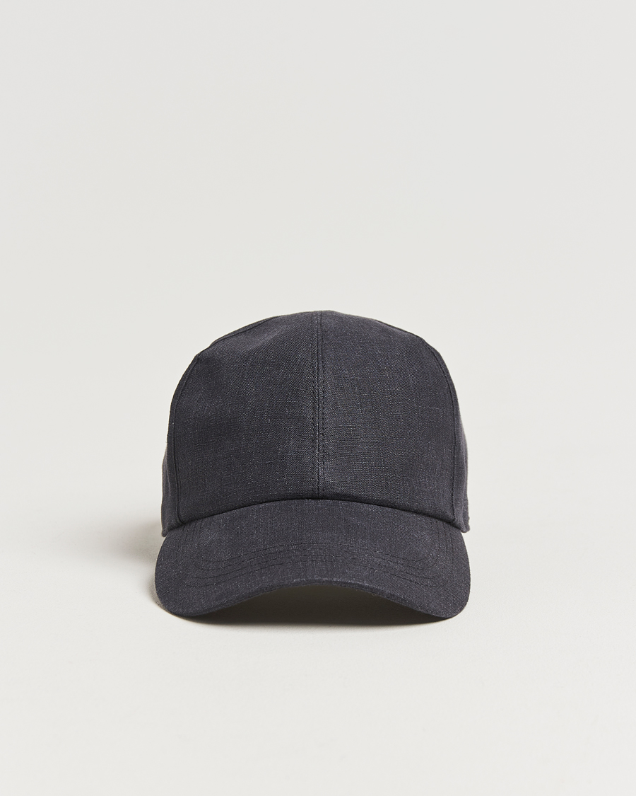 Hombres | Wigéns Baseball Linen Cap Black | Wigéns | Baseball Linen Cap Black