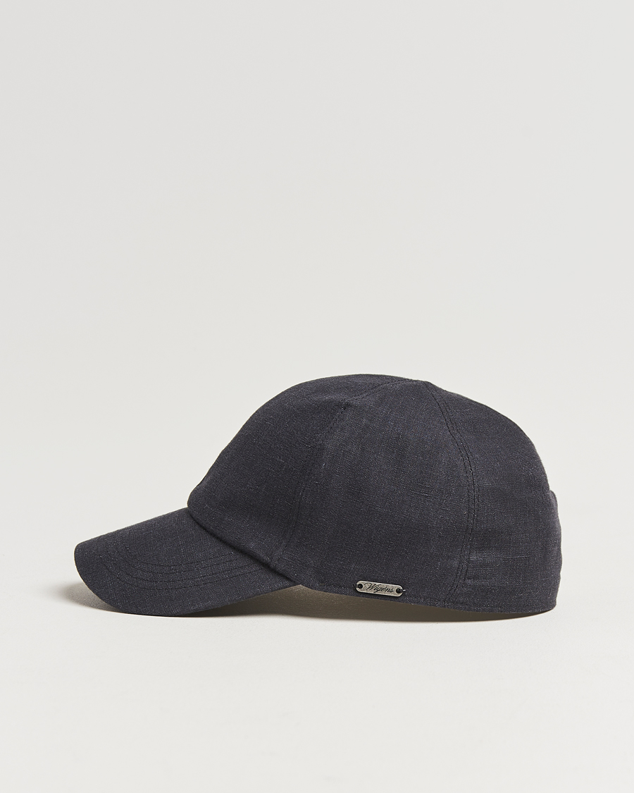 Hombres | Wigéns Baseball Linen Cap Black | Wigéns | Baseball Linen Cap Black