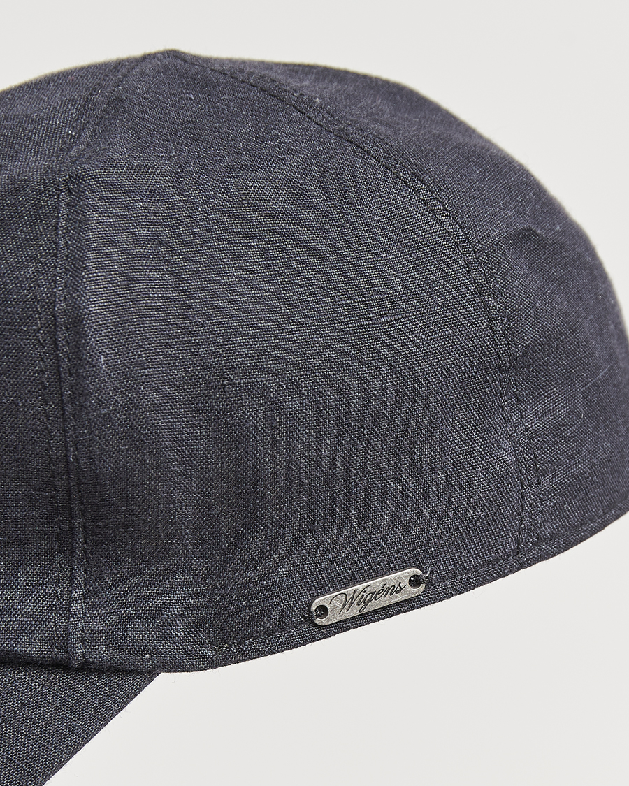 Hombres | Wigéns Baseball Linen Cap Black | Wigéns | Baseball Linen Cap Black