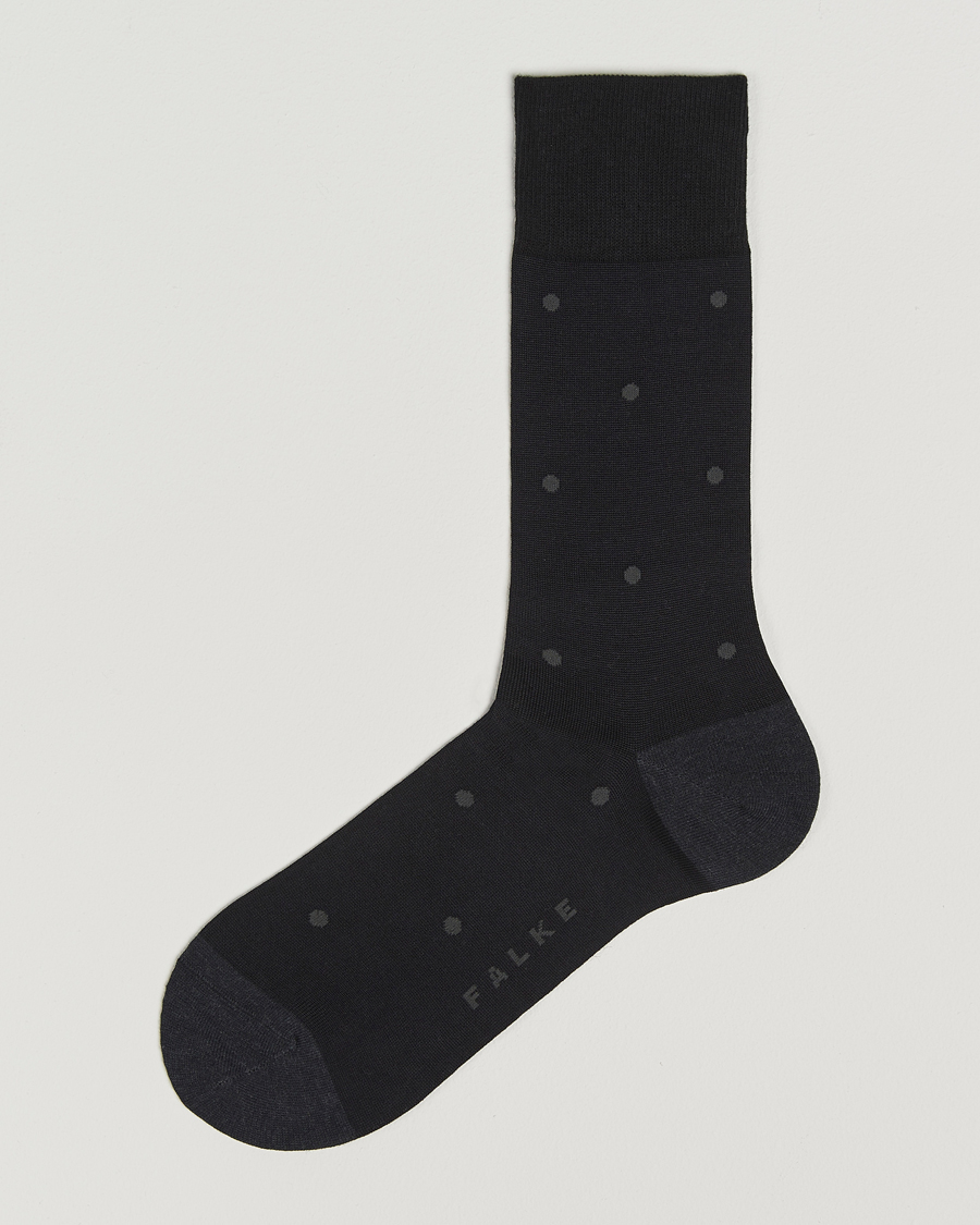 Hombres | Ropa interior y calcetines | Falke | Cotton Dot Sock Anthracite Melange