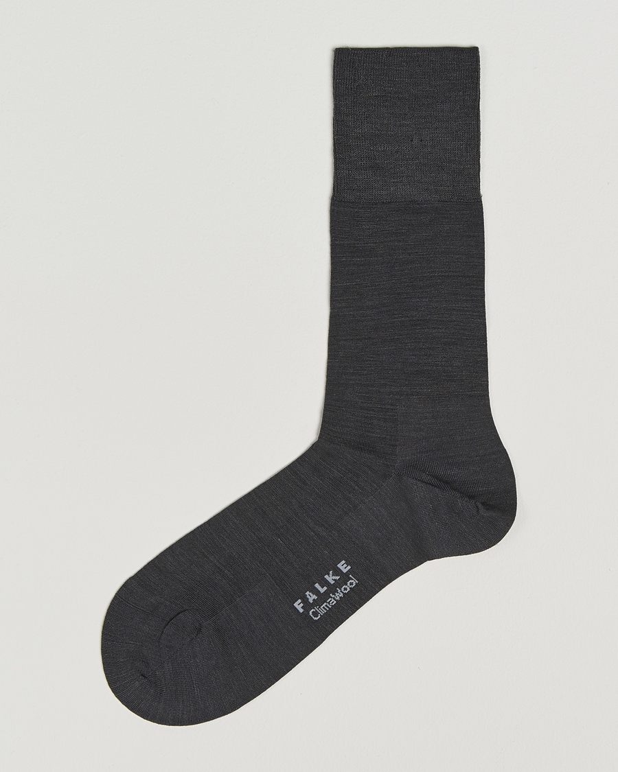 Hombres | Ropa interior y calcetines | Falke | Clima Wool Sock Anthracite Melange