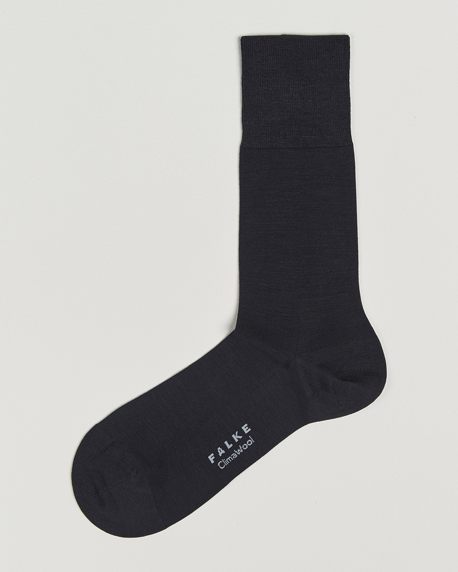 Hombres | Ropa interior y calcetines | Falke | Clima Wool Sock Dark Navy