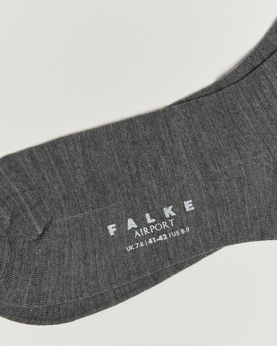 Hombres | Ropa interior y calcetines | Falke | Airport Knee Sock Dark Grey