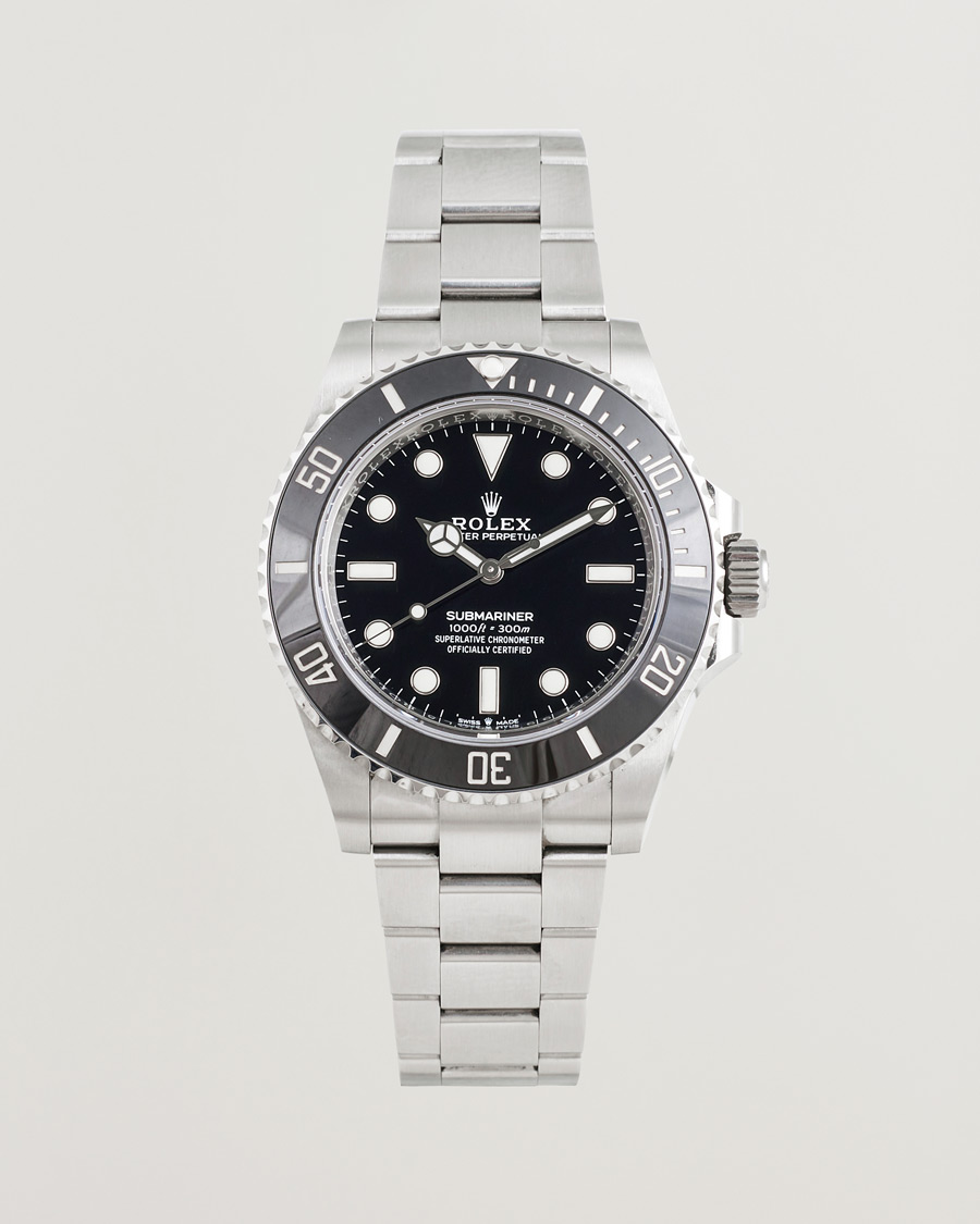 Hombres | Rolex Pre-Owned Submariner 124060 Oyster Perpetual Steel Black | Rolex Pre-Owned | Submariner 124060 Oyster Perpetual Steel Black