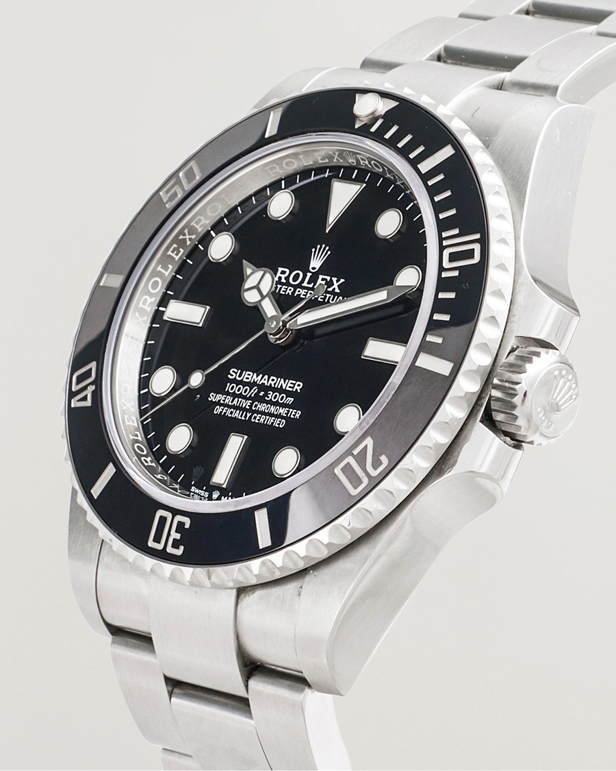 Hombres | Rolex Pre-Owned Submariner 124060 Oyster Perpetual Steel Black | Rolex Pre-Owned | Submariner 124060 Oyster Perpetual Steel Black