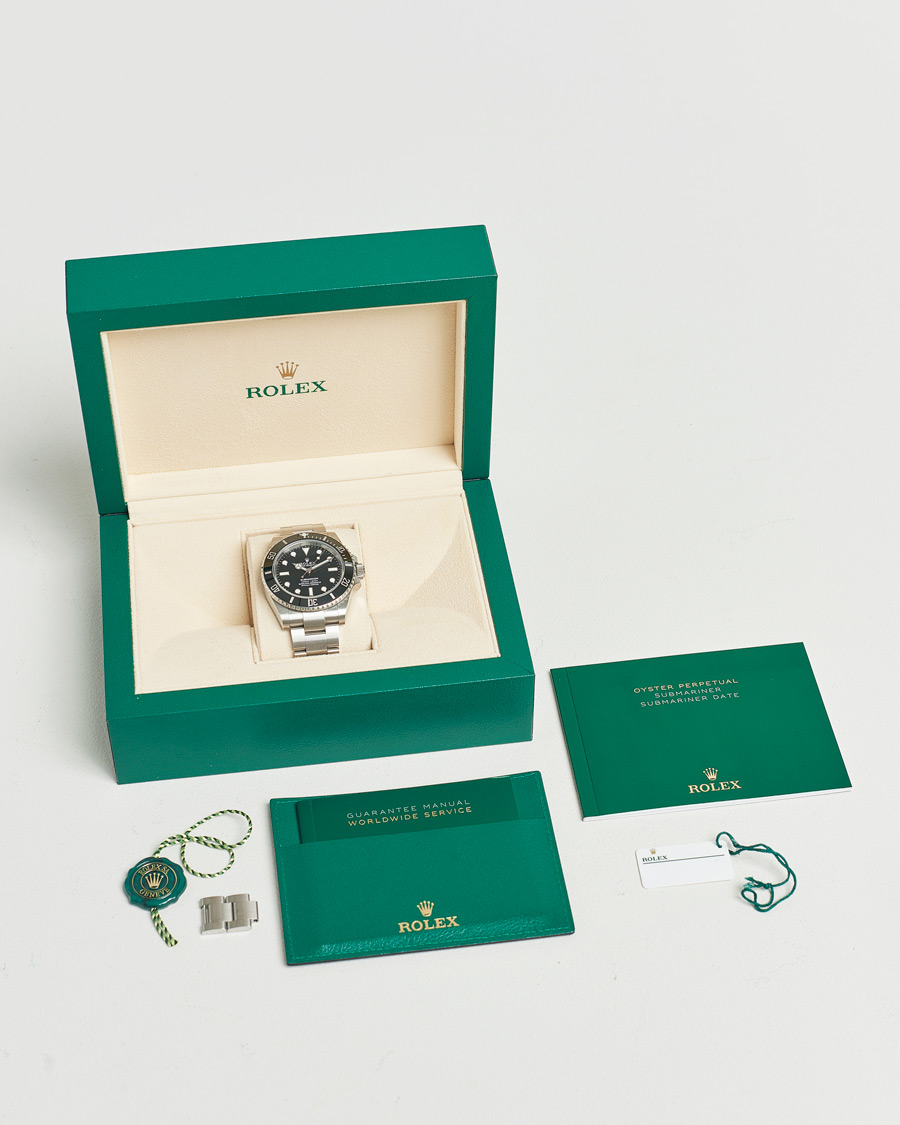 Hombres | Rolex Pre-Owned Submariner 124060 Oyster Perpetual Steel Black | Rolex Pre-Owned | Submariner 124060 Oyster Perpetual Steel Black