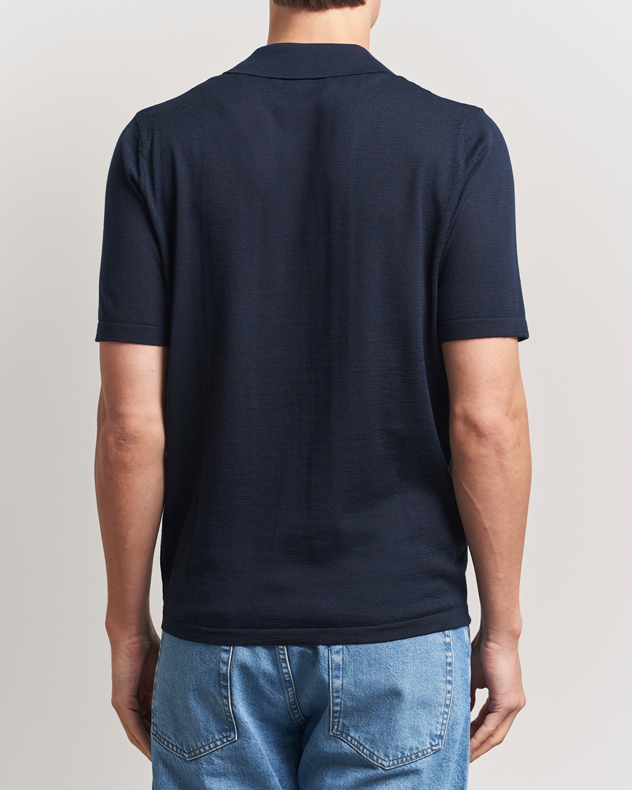 Hombres | Polos | Samsøe Samsøe | Sarown Knitted Polo Salute Navy