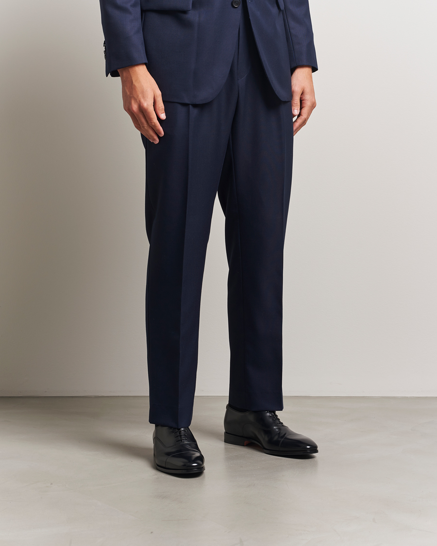Hombres | Zapatos Oxford | Santoni | Adrian Oxford Black Calf