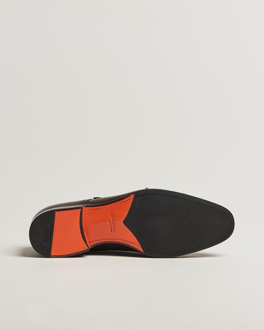 Hombres | Zapatos monk strap | Santoni | Adrian Double Monk Dark Brown Calf