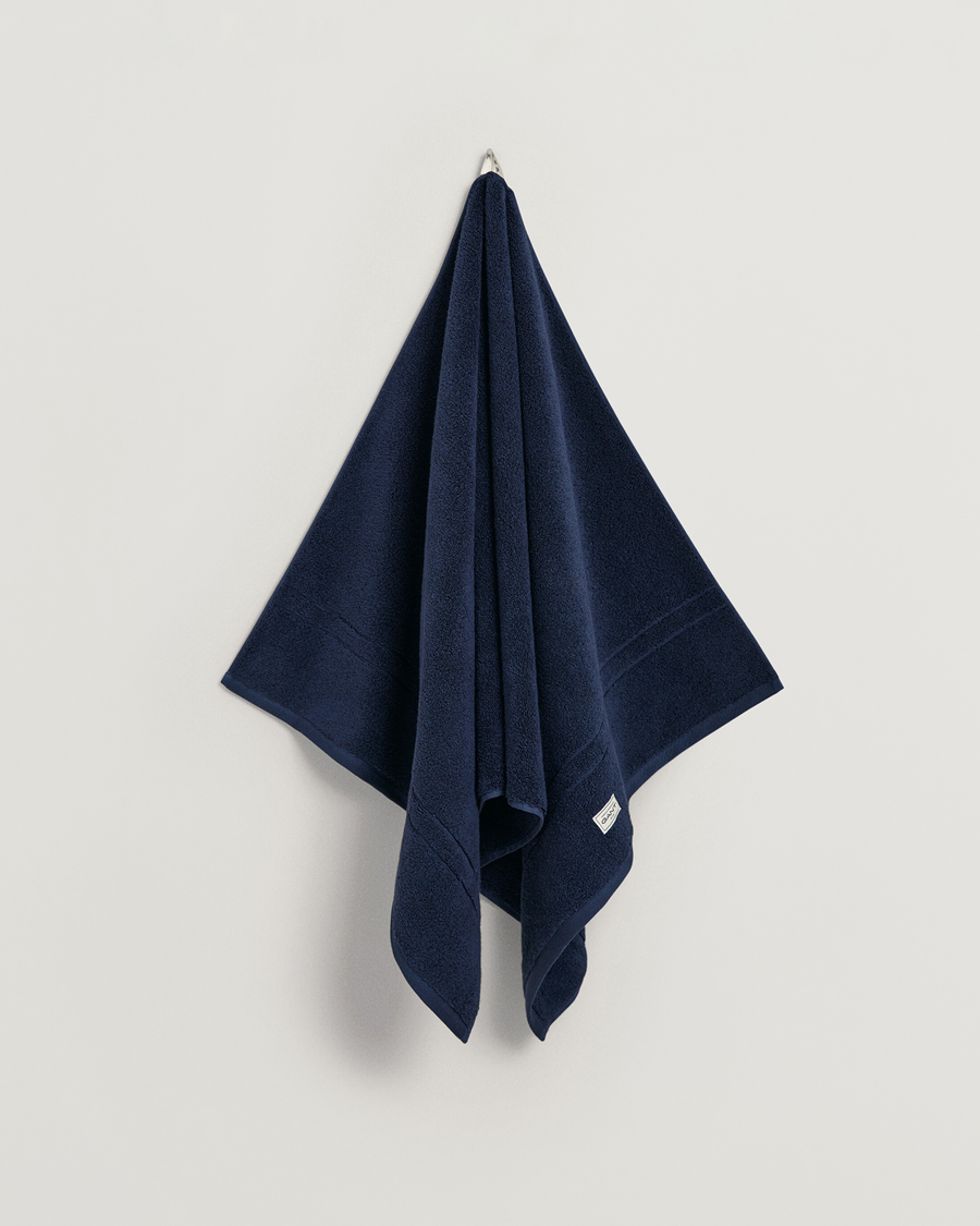 Hombres | GANT 4-Pack Premium Towel Marine | GANT | 4-Pack Premium Towel Marine