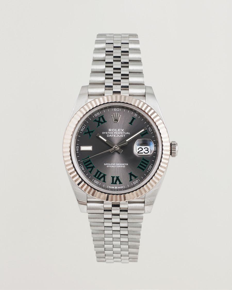 Hombres | Rolex Pre-Owned Datejust 41mm Wimbledon | Rolex Pre-Owned | Datejust 41mm Wimbledon
