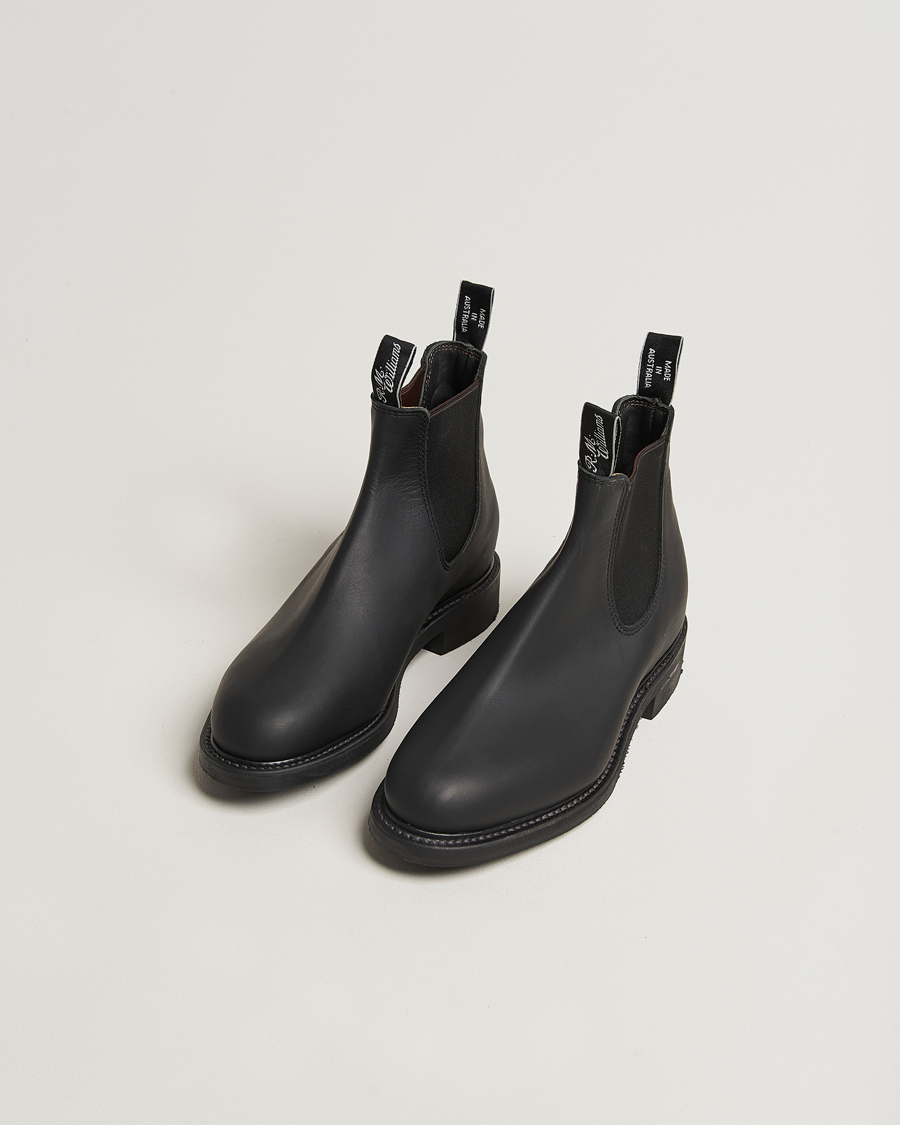 Hombres | Botas | R.M.Williams | Gardener G Boot Greasy Kip Black