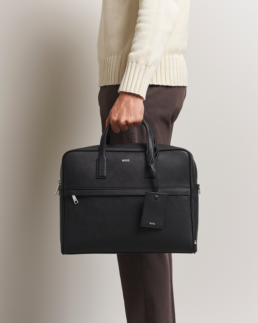 Hombres | Bolsos | BOSS BLACK | Zair Document Case Black