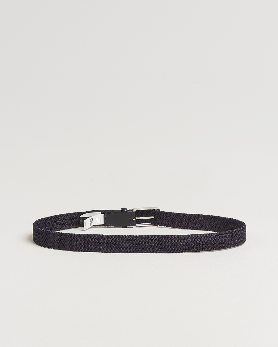 Hombres | Cinturones | BOSS BLACK | Clorio Elastic Woven Belt Navy