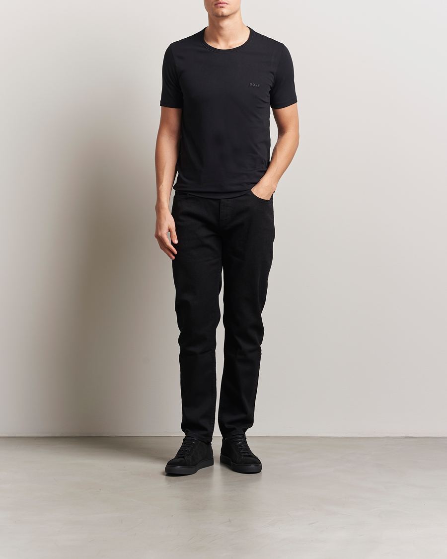 Hombres | Camisetas | BOSS BLACK | 3-Pack Crew Neck T-Shirt Black