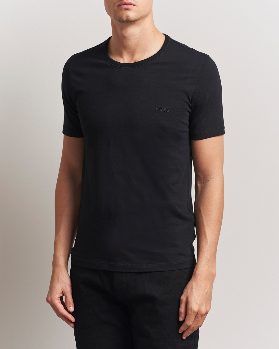 Hombres | Camisetas | BOSS BLACK | 3-Pack Crew Neck T-Shirt Black
