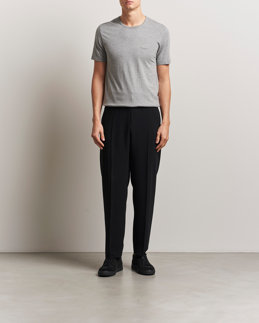 Hombres | Camisetas | BOSS BLACK | 3-Pack Crew Neck T-Shirt White/Grey/Black