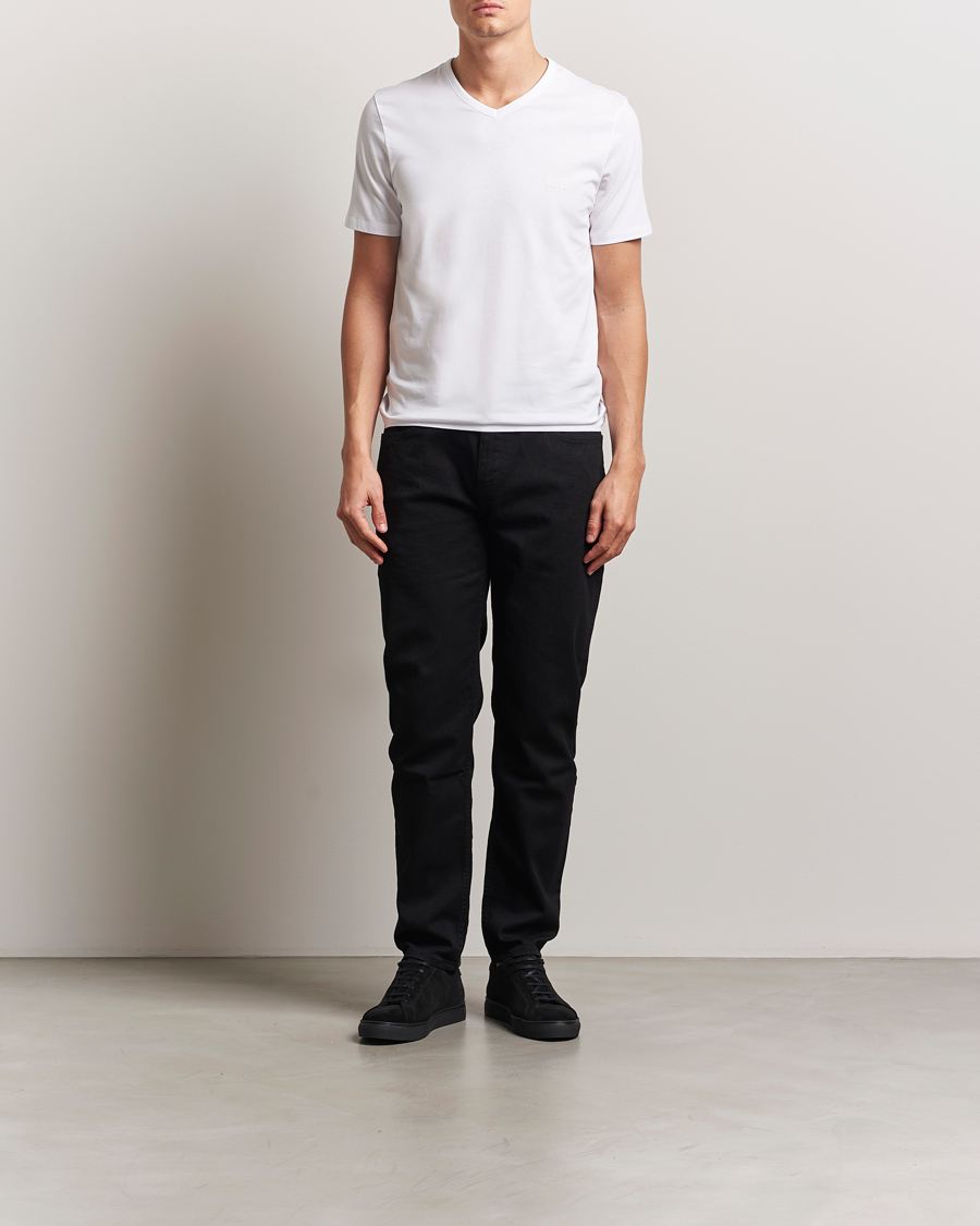 Hombres | Camisetas | BOSS BLACK | 3-Pack V-Neck T-Shirt White