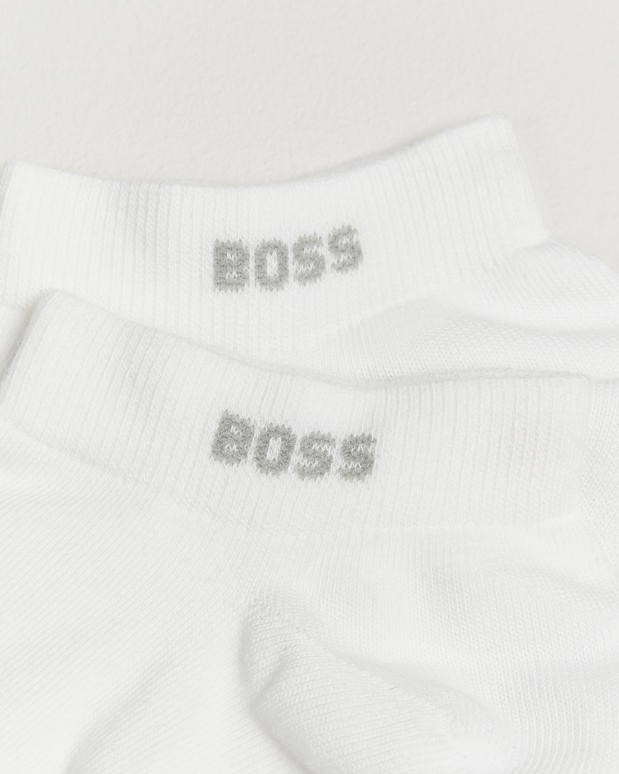 Hombres | Ropa interior y calcetines | BOSS BLACK | 2-Pack Sneaker Socks White