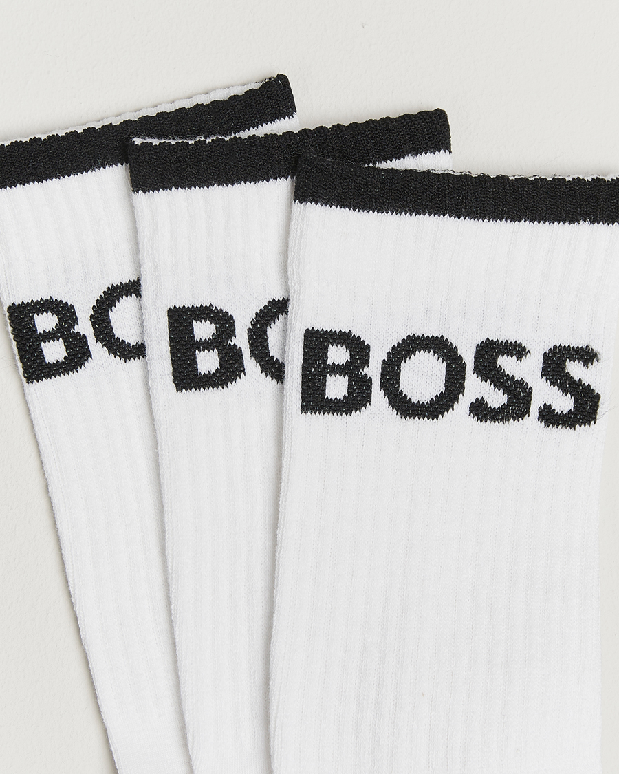 Hombres | Ropa interior y calcetines | BOSS BLACK | 6-Pack Sport Socks White