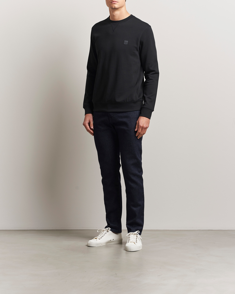 Hombres | Jerséis y prendas de punto | BOSS ORANGE | Westart Logo Sweatshirt Black