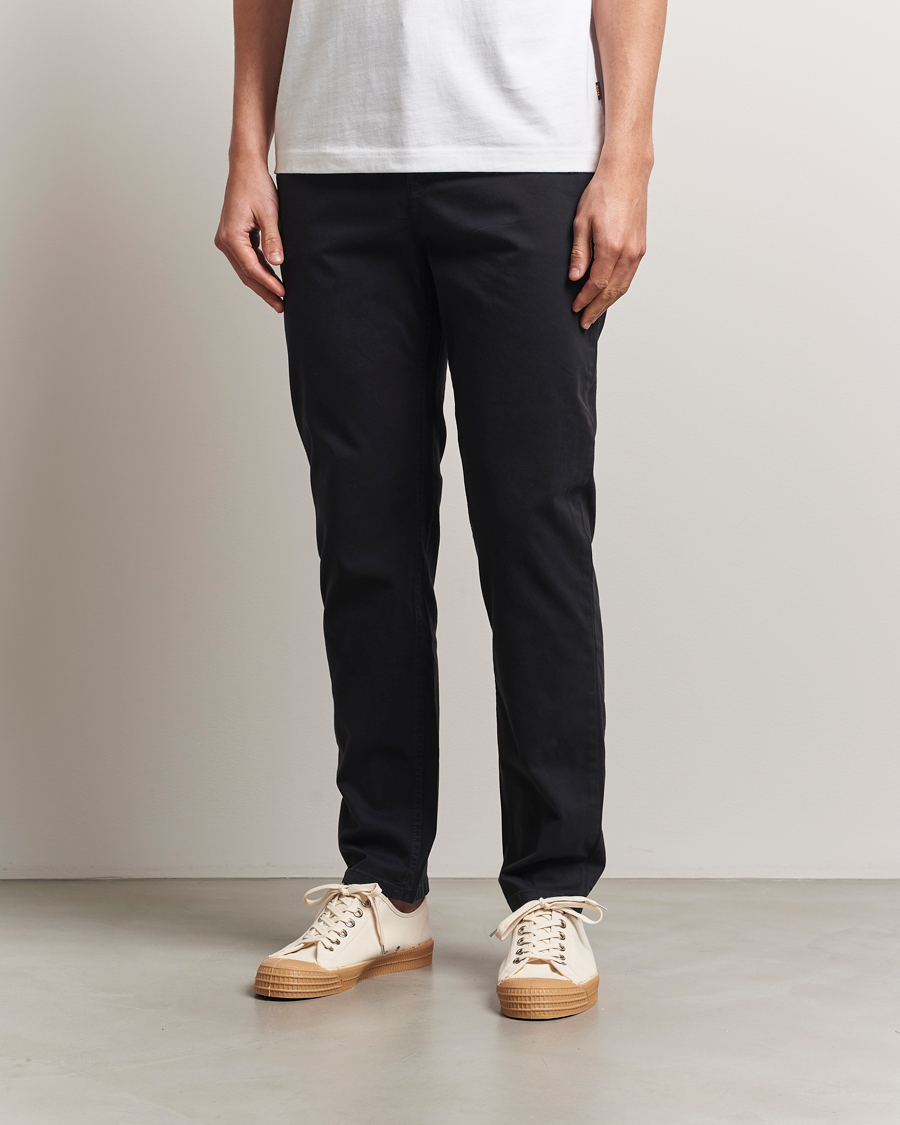 Hombres | Pantalones | BOSS ORANGE | Tapered Fit Cotton Chinos Black