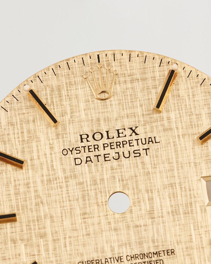 Hombres | Pre-owned Accesorios | Rolex Pre-Owned | Rolex Datejust 5 ref Linen Dial