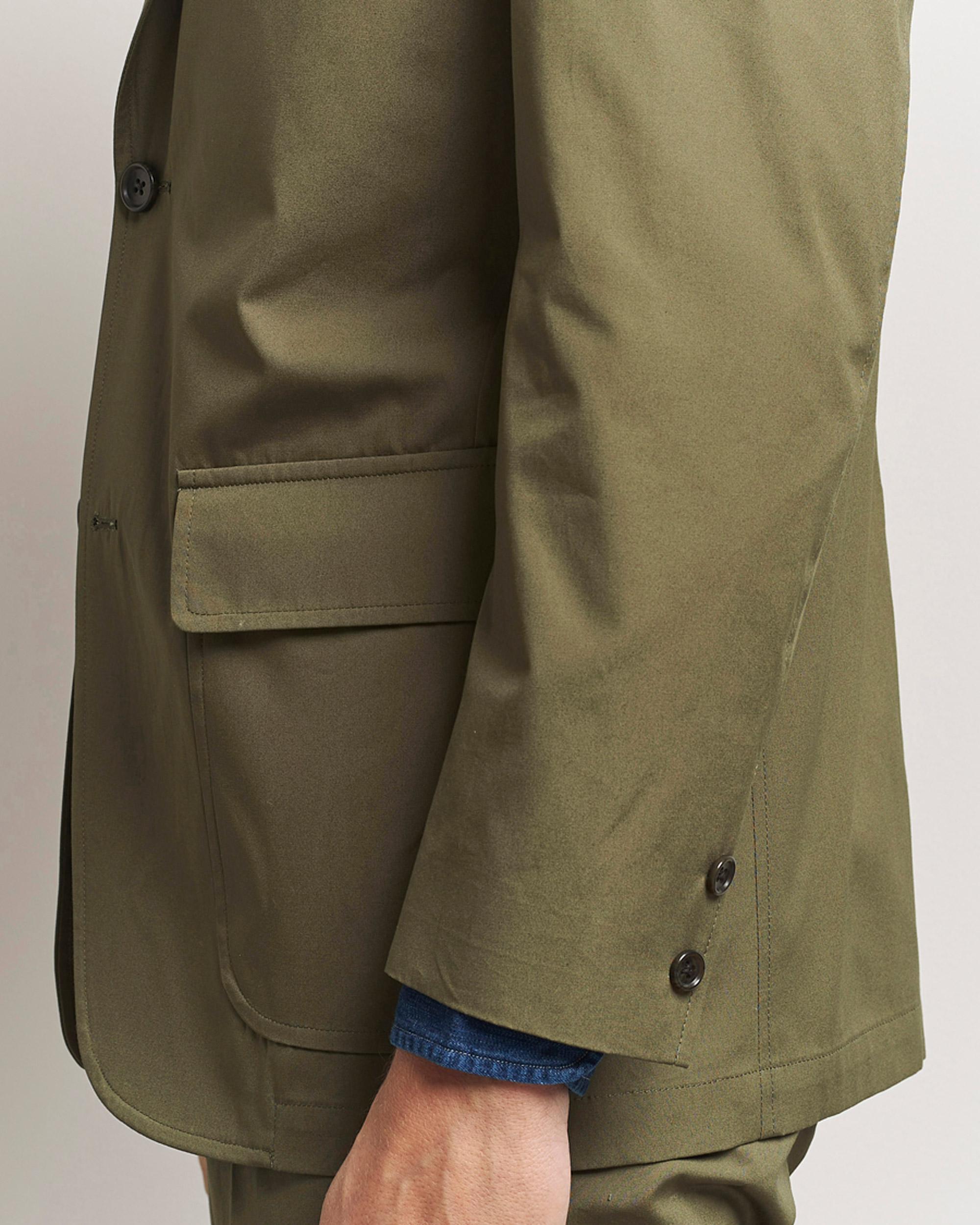 Hombres | Blazers | Kamakura Shirts | Cotton Ivy Jacket Olive