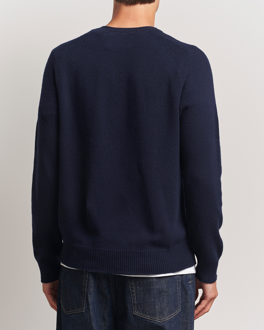 Hombres | Jerséis y prendas de punto | Jil Sander | Wool/Cashmere Round Neck Sweater Navy